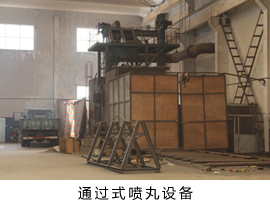 通过式抛喷丸设备